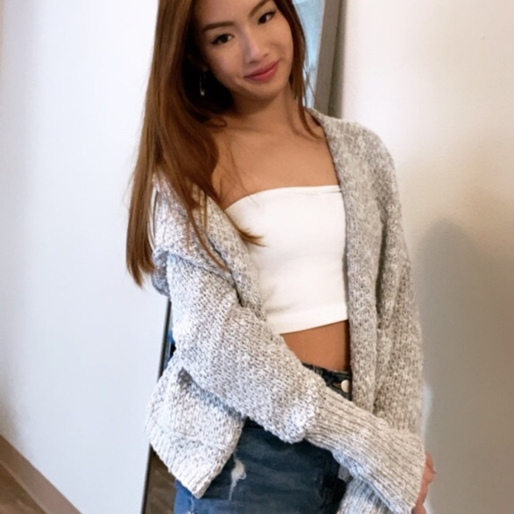 A&F Abercrombie sweater jacket cardigan